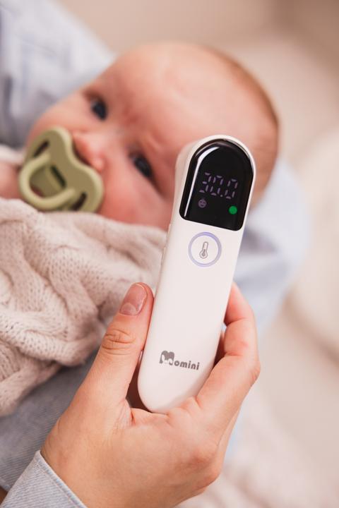 Produktbild Momini LittleCare kontaktloses Infrarot-Fieberthermometer (Berührungslos)