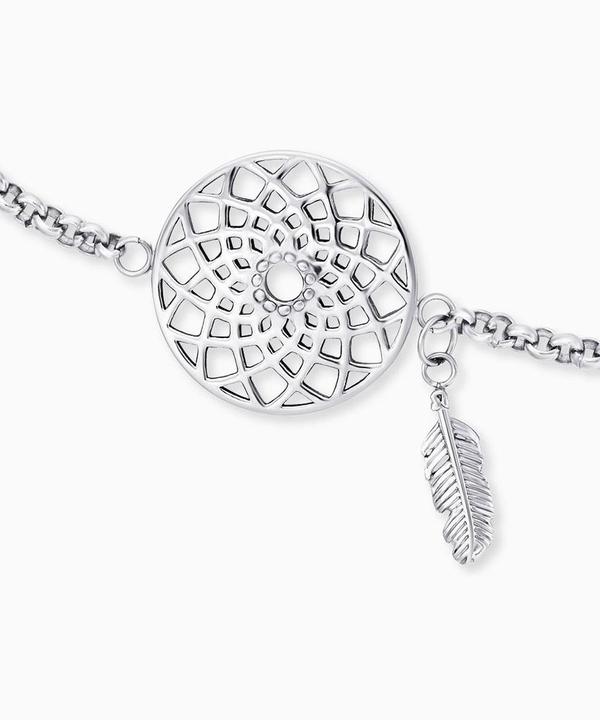 Actual product image Engelsrufer Dream catcher anklet (Stainless steel, 27 cm)