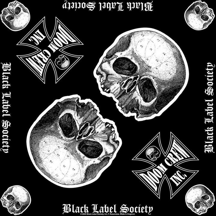 Immagine prodotto Black Label Society Doom Crew Bandana Adulto Unisex