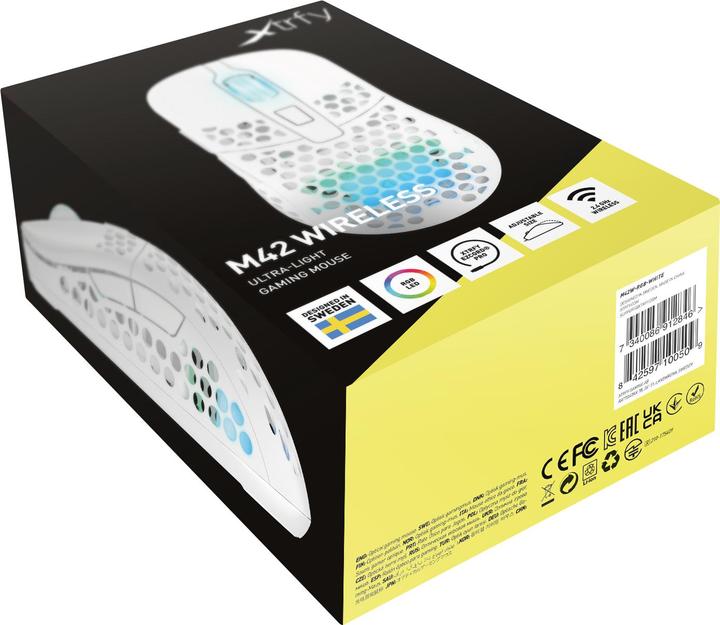 Actual product image CHERRY xtrfy M42 Wireless Gaming Mouse, RGB (Wireless)