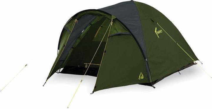 Best Bestes Camp Harvey Dome Zelt - 3 -person - Oliven/Dunkelgrau (3 personnes)