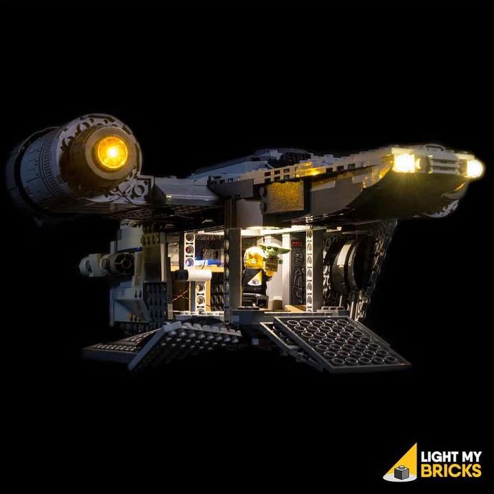 Actual product image Light my bricks LED Light Set for LEGO Stars Wars - The Mandalorian - Bounty Hunter Transporter