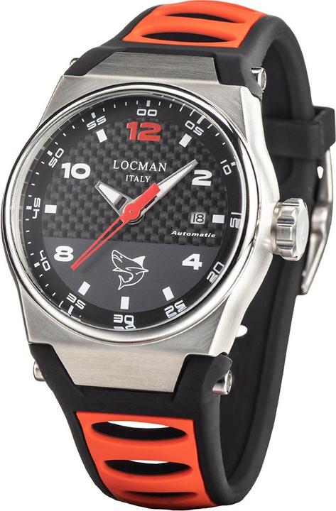 Image du produit Locman Italy Montre Mare rouge/noire automatique Ref. 0556 (Montre analogique, 44 mm)