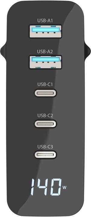 Produktbild Sitecom 140w Pd Wall Charger, LED Screen (140 W)