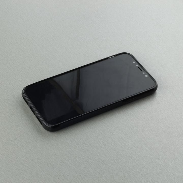 Actual product image PhoneLook Cover silicone black Halloween 2023 rose and skeleton (Apple iPhone XS, Apple iPhone X)