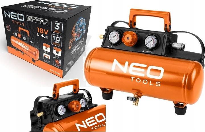 Actual product image No Name Compressor 8 bar 3 8 l (10 bar, 3.80 l)