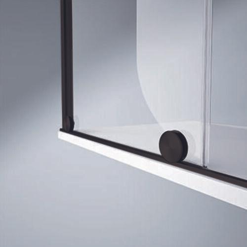 Produktbild Hüppe Xtensa pure Badewannenabtrennung Gleittür 1teilig mit festem Segment Breite:140cm Anschlag l (161 cm, 84 cm, 22 cm)