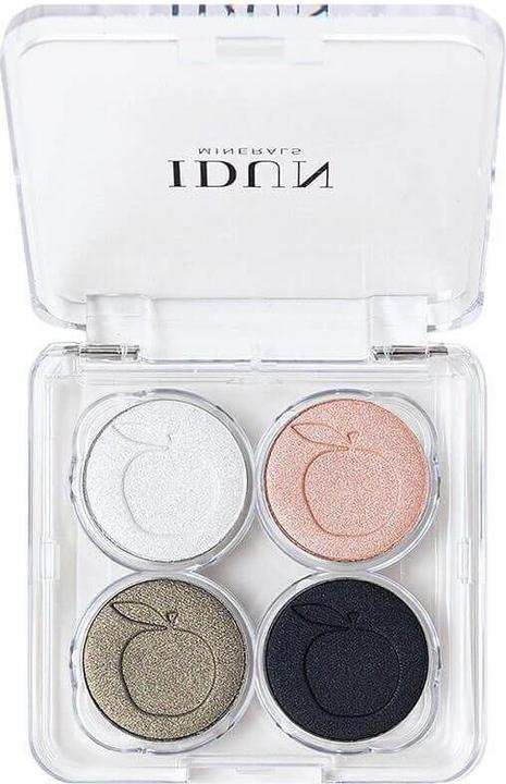 Produktbild IDUN Minerals Palette Eyeshadow Vitsippa (Grün, Pink, Schwarz, Weiss)