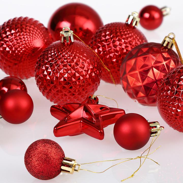 Actual product image Deuba Christmas tree balls (66 -part)