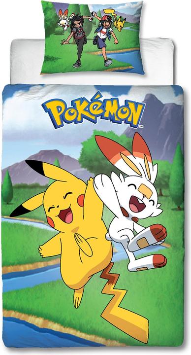 Björna Bed Linen - Adult Size 140 x 200 cm - Pokemon (POK418)