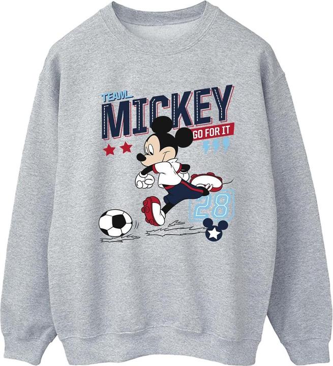 Actual product image Disney Womens/Ladies Mickey Mouse Team Mickey Football Sweatshirt (L)