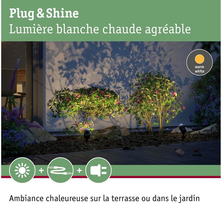Image du produit Paulmann Kit de démarrage Outdoor Plug & Shine Pike (340 lm, IP65)