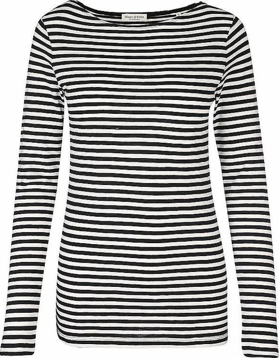 Marc O'Polo long Sleeve T-Shirt Boat neck multi/black