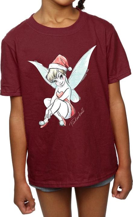 Immagine prodotto Disney Tinkerbell Christmas Fairy Maglietta Ragazze (140, 146)