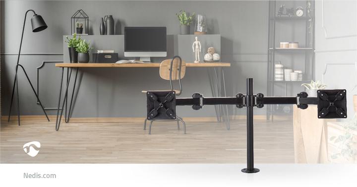 Image du produit Nedis Support double écran - support de table pour 14 à 24 pouces deux (Tables, 24.02")