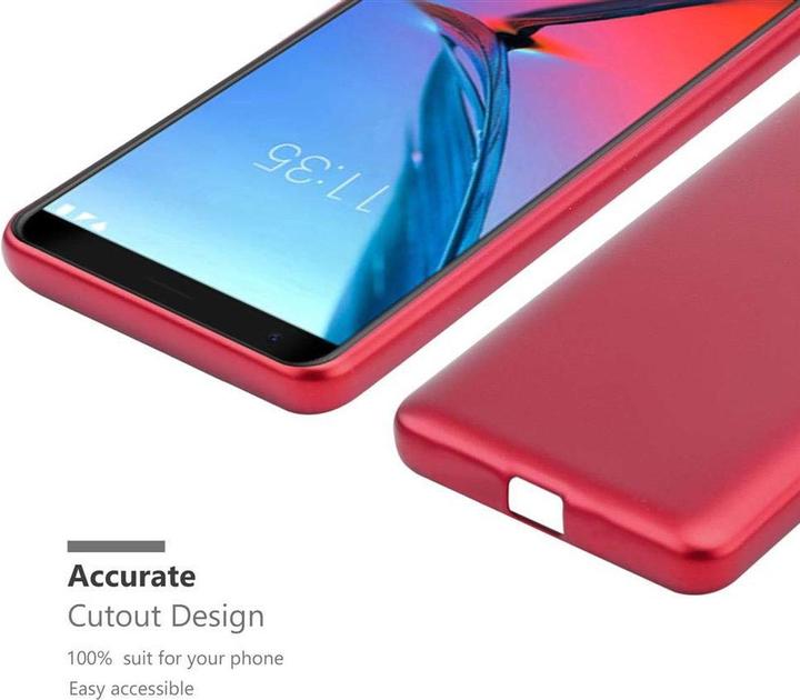 Productafbeelding Cadorabo TPU Matte Metallic hoes (ZTE Blade V9)