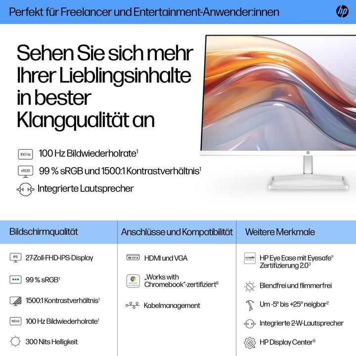 Image du produit HP Series 5 527 (1920 x 1080 pixels, 27")