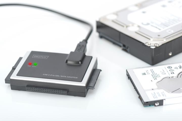 Produktbild Digitus USB 2.0 IDE/SATA Adapter Kabel (USB 2.0, SATA, SATA III, SATA II)