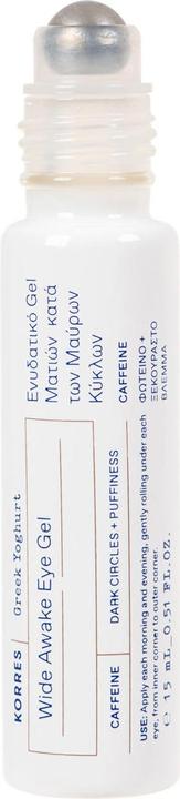Immagine prodotto Korres Gel occhi allo yogurt greco per uno sguardo sveglio (Roll-on, 15 ml)