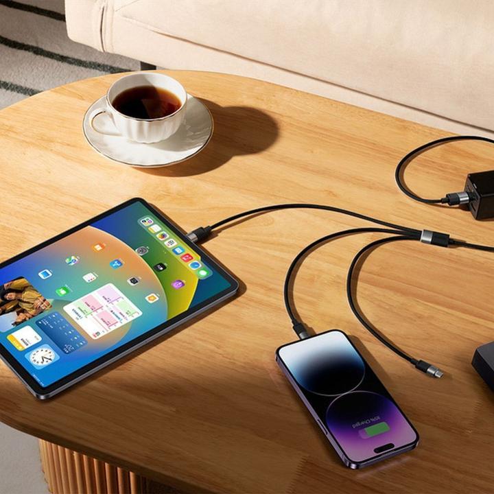 Produktbild Baseus 3in1 Ladekabel (1.20 m, USB 3.2 Gen 1)