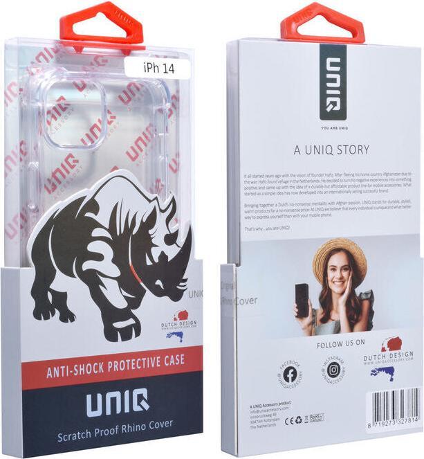 Image du produit UNIQ Accessory Étui pour iPhone 14 - Étui rigide Coins Anti-choc Anti-rayures (Apple iPhone 14)