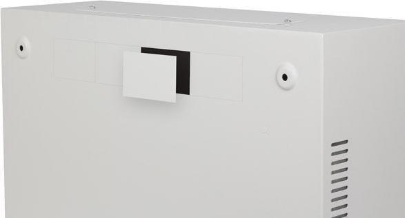 Produktbild Lanberg Nástěnná jednodílná skříň 19", 4U+3U/540x200, (dodávané složené), nízkoprofilová, plné dveř (10.86 HE, 19 Zoll Rack)