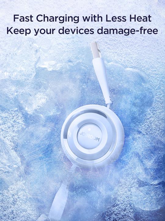 Actual product image Joyroom S-A40 Colorful Series 3in1 retractable cable USB-A to USB-C / Lightning / microUSB 1m - blue (1 m)