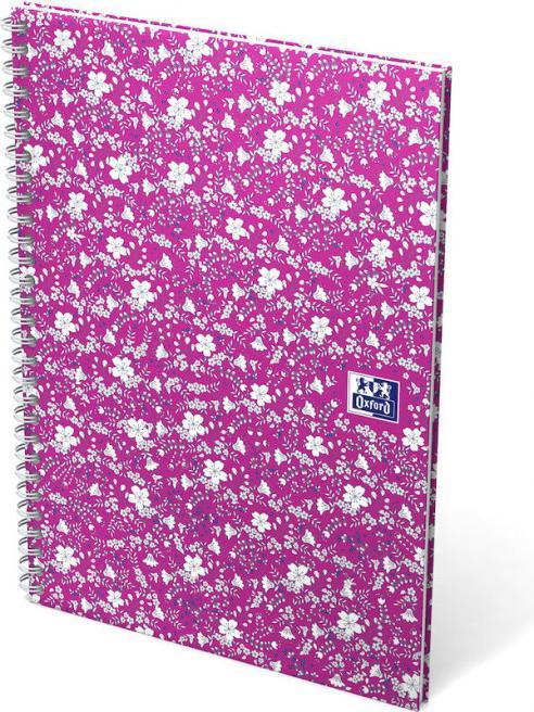 Produktbild Oxford FORME FLORAL - Spiralbuch (B5, Liniert, Harter Einband)