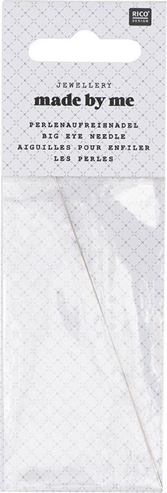 Image du produit Rico Aiguille à enfiler les perles 100 mm, sachet de 1 pc.