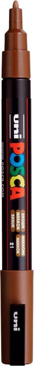 Actual product image Posca Marker PC-3M round tip (Brown, 0.90 mm, 1 x)