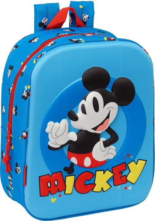Actual product image Mickey Mouse Club House School backpack Mickey Mouse Clubhouse Blue 22 x 27 x 10 cm 3D