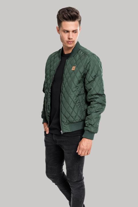 Actual product image Urban Classics Diamond Quilt Nylon Jacket (XL)