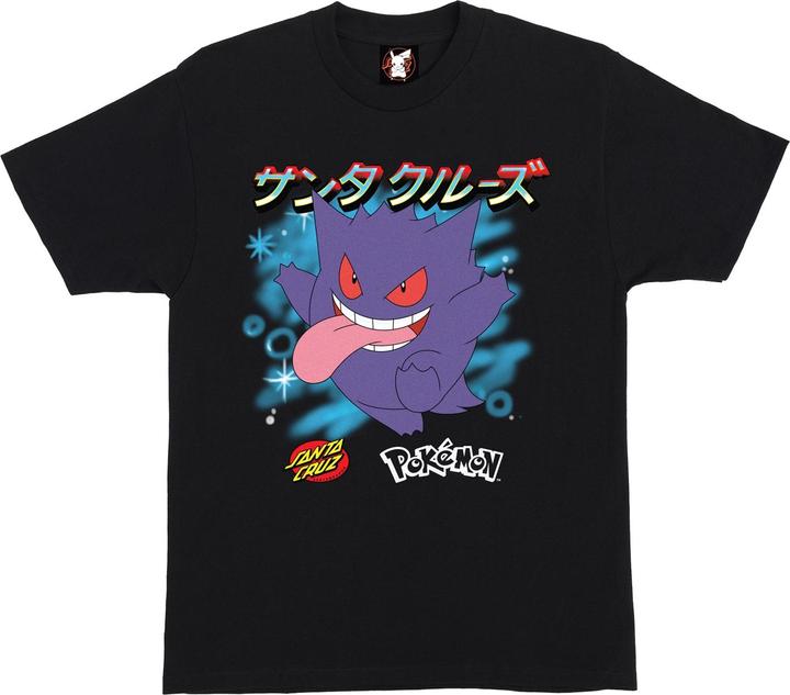 Actual product image Santa Cruz Pokémon Ghost Type 3 T-Shirt (S)
