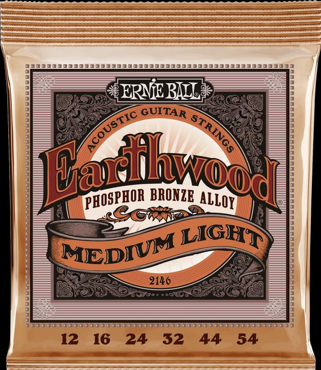 Produktbild Ernie Ball Earthwood Medium Light Phosphor Bronze (6 x, Gitarre, 0.05")