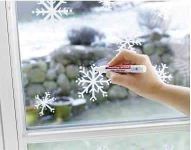 Actual product image Edding 4096 E-4 (White, 2 mm, 5 x)