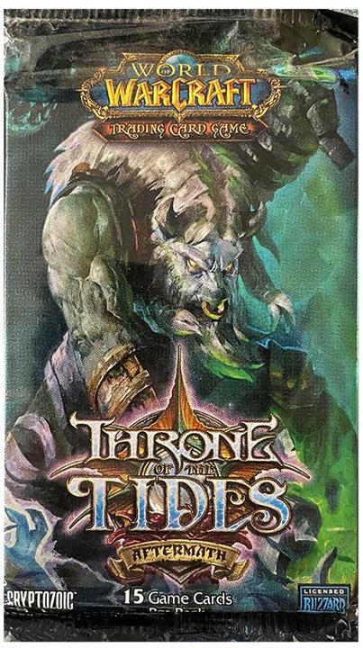 Actual product image World of Warcraft TCG Throne of the Tides Booster Pack (English, Booster Pack)