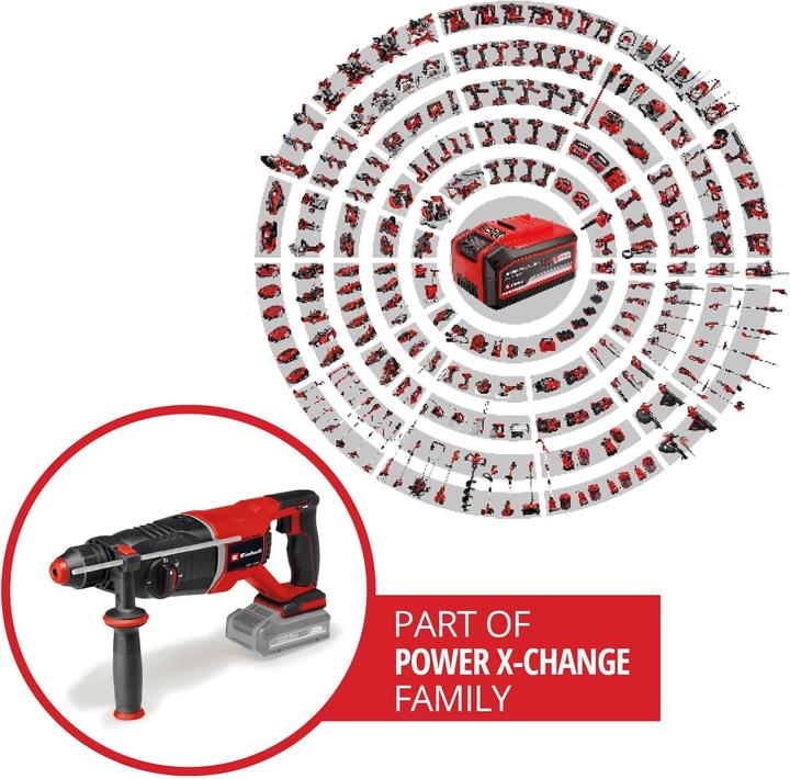 Immagine prodotto Einhell TP-HD 18/26 D Li BL SDS-Plus Trapano a percussione a batteria 18V Li-Ion brushless, senza batteria (Batteria ricaricabile)