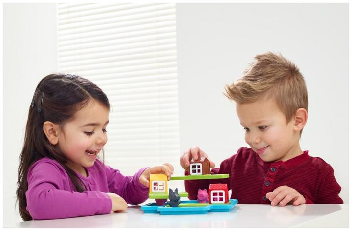 Immagine prodotto Smart Games Puzzle game Three Little Piggies - Deluxe (Tedesco, Italiano, Spagnolo, Inglese, Francese)