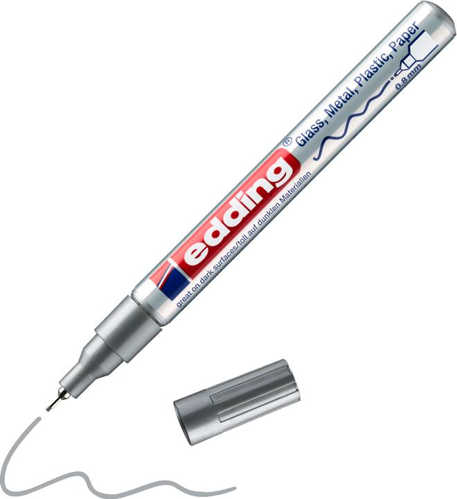 Actual product image Edding 780-CREA (Silver Metallic, 0.80 mm, 1 x)