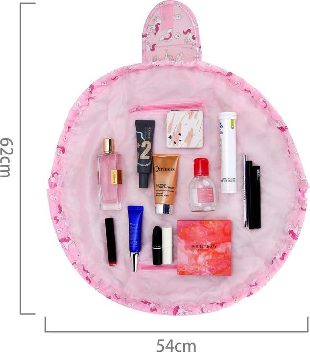 Produktbild Intirilife Kosmetiktasche in ROSA WEISSE PFERDE
