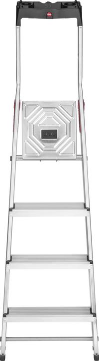 Produktbild Hailo L60 StandardLine, Alu-Sicherheits-Stehleiter, 4 Stufen (Stehleiter, 161 cm)