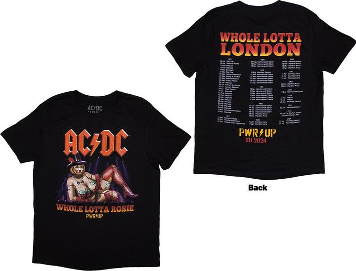 Actual product image AC/DC Whole Lotta London PWR-UP EU Tour 24 Back Print (XXL)