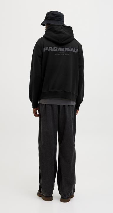 Actual product image Jack & Jones Jcointerlude Tonal Back Print Sweat Hood (L)