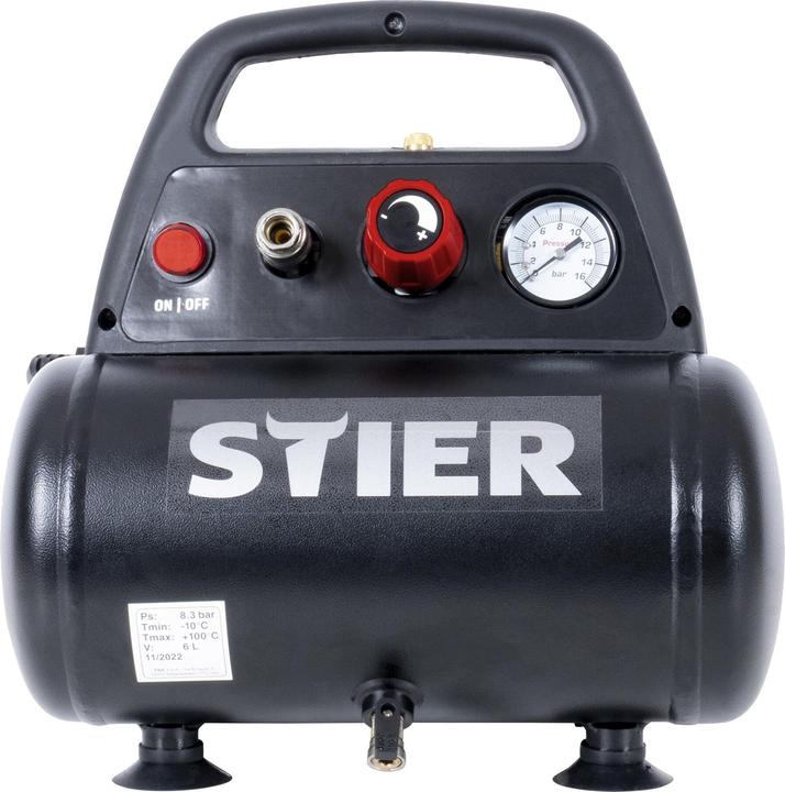 Compresseur (8 bar, 6 l)