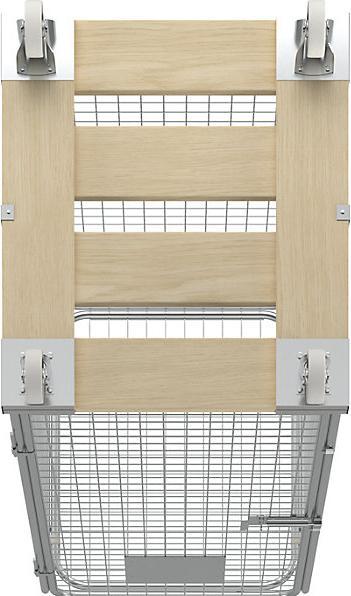 Immagine prodotto kaiserkraft Contenitore antifurto con roll top in legno (500 kg)