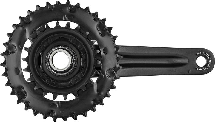 Actual product image Shimano FC-MT210 crankset 36/22 teeth 2x9-speed (175 mm)