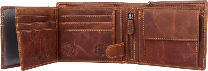 Actual product image Greenburry Rebel Rider biker wallet leather 13 cm