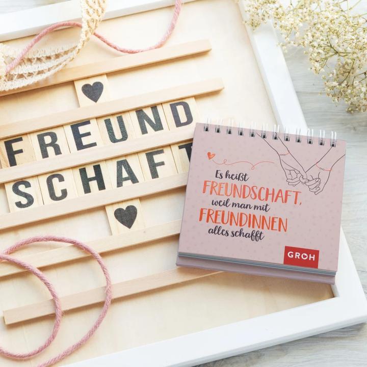 Produktbild Es heisst Freundschaft, weil man mit Freundinnen alles schafft (Deutsch, Groh Verlag, 2022)