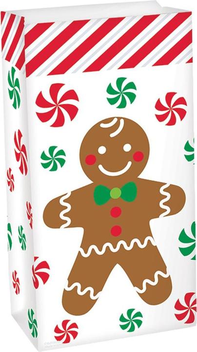 Produktbild Amscan LeckerliTasche LebkuchenMann Papier (Geschenkband)