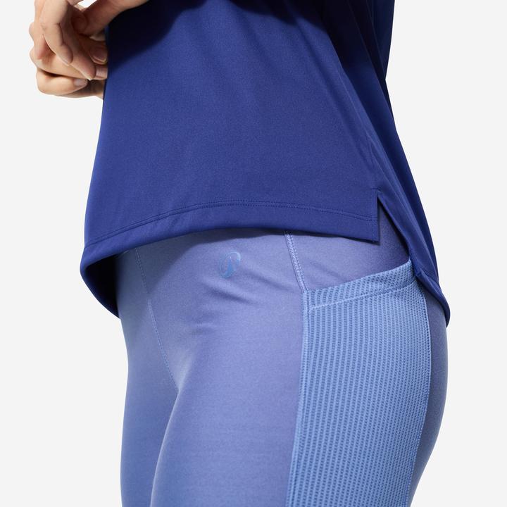 Image du produit Domyos Débardeur de fitness coupe droite femme, bleu foncé (M)